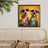 Diamond Painting -DIY Round Drill Meerkats(40x40cm)
