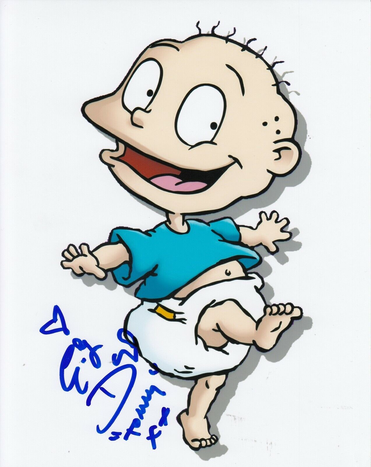 ELIZABETH DAILY signed (RUGRATS) TV SHOW 8x10 Photo Poster painting *TOMMY PICKLES* W/COA