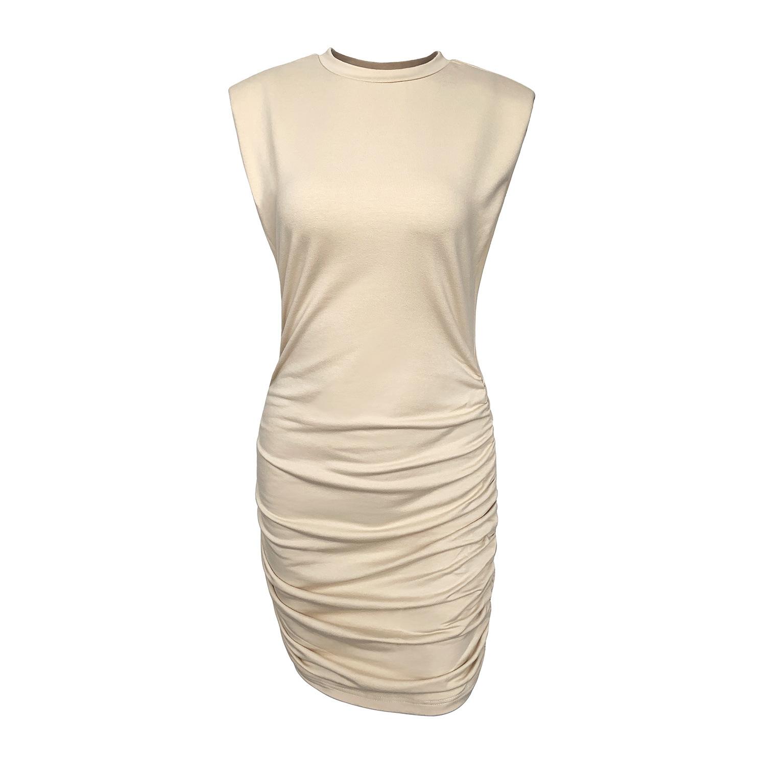 Summer Senior Ladies Cotton Pencil Skirt Dress