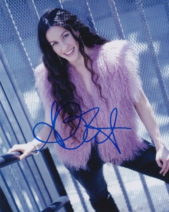 Alanis Morissette signed 8x10 Photo Poster painting In-person