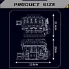 Inline 4-cylinder (L4) gasoline engine 10087 building block assembly model