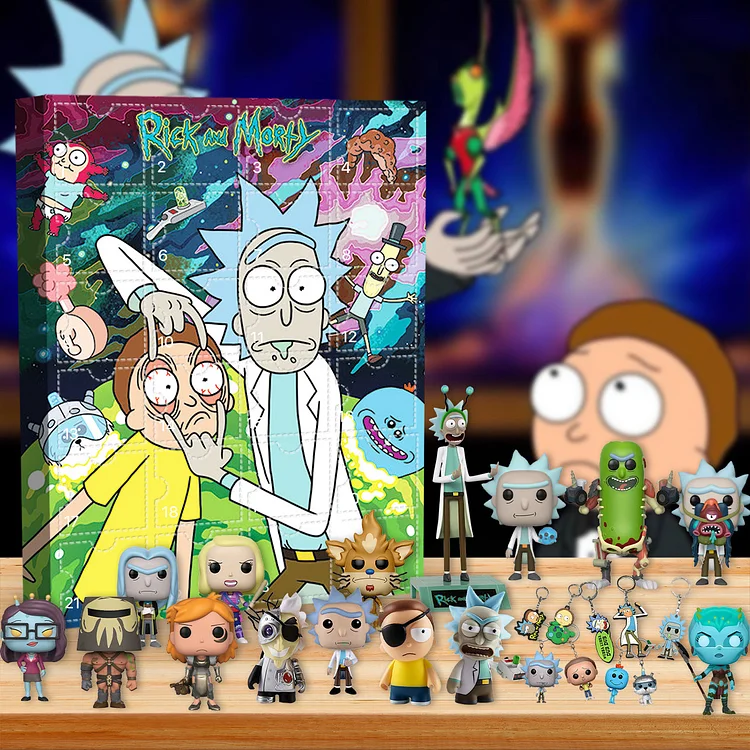 2023 Rick and Morty Advent Calendar -- The One With 24 Little Doors