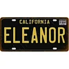ELEANOR - Car License(6*12Inch)