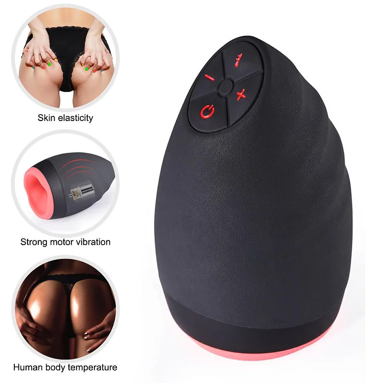 Otouch Upgraded Vibrating Masturbator Intelligent Heating Waterproof Oral Toy