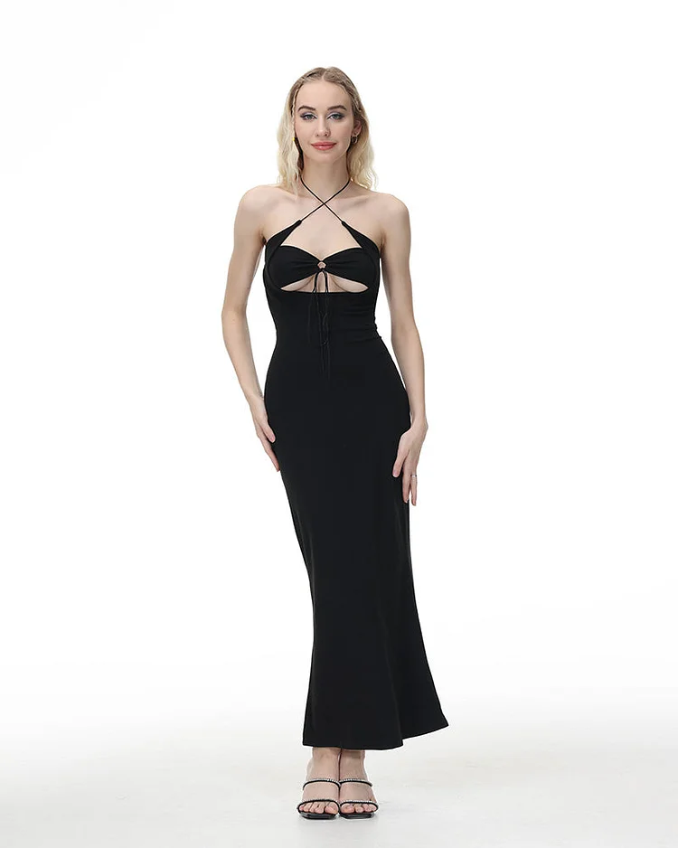 Jet Set Tube Halter Dress