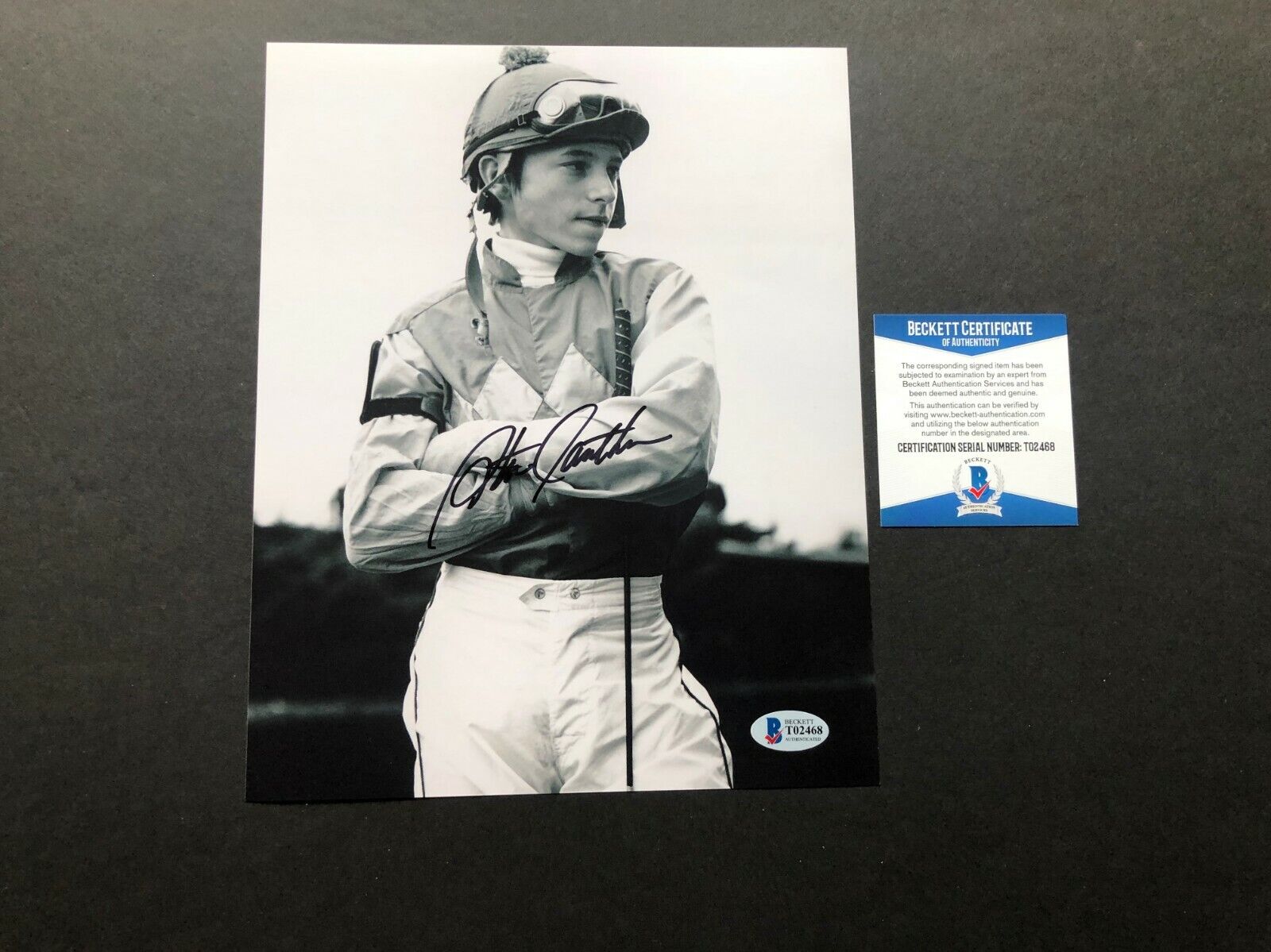 Steve Cauthen Hot! signed autographed horse racing 8x10 Photo Poster painting Beckett BAS coa