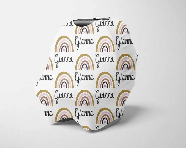 Personalized Sports Baby Car Seat Canopy| Canopyl25