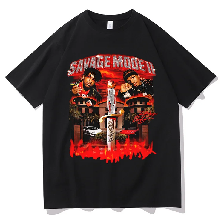 21 Savage Story American Dream Album T-Shirt at Hiphopee