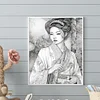 (US Only)40x50cm Beauty 5D DIY Full Drill Round Diamond Painting Kit for Home Wall Decor