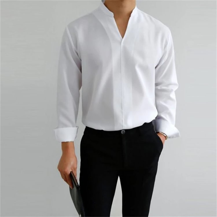 【✨Father's Day Sale】{Gentlemans Simple Design Casual Shirt