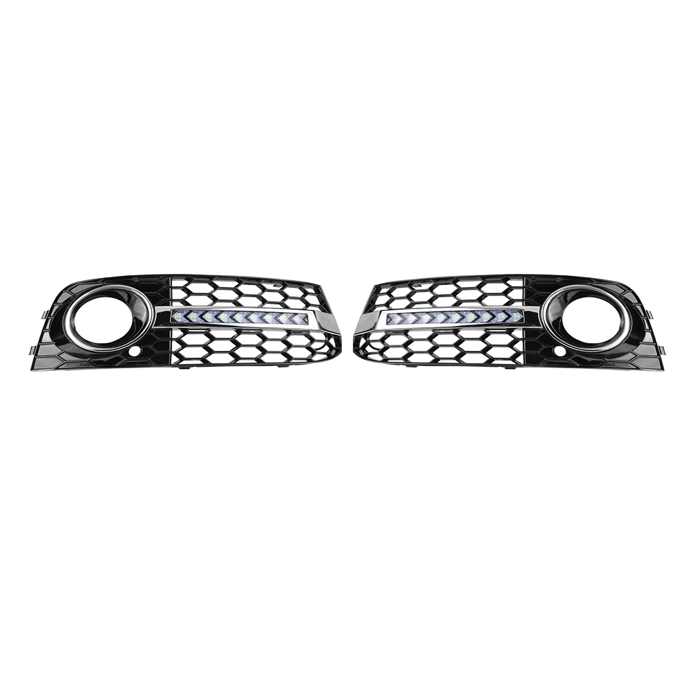 

Turn Signal Mesh Front Fog Lamp Grille Kit for Audi A4B8 09-11 932846343181, 501 Original