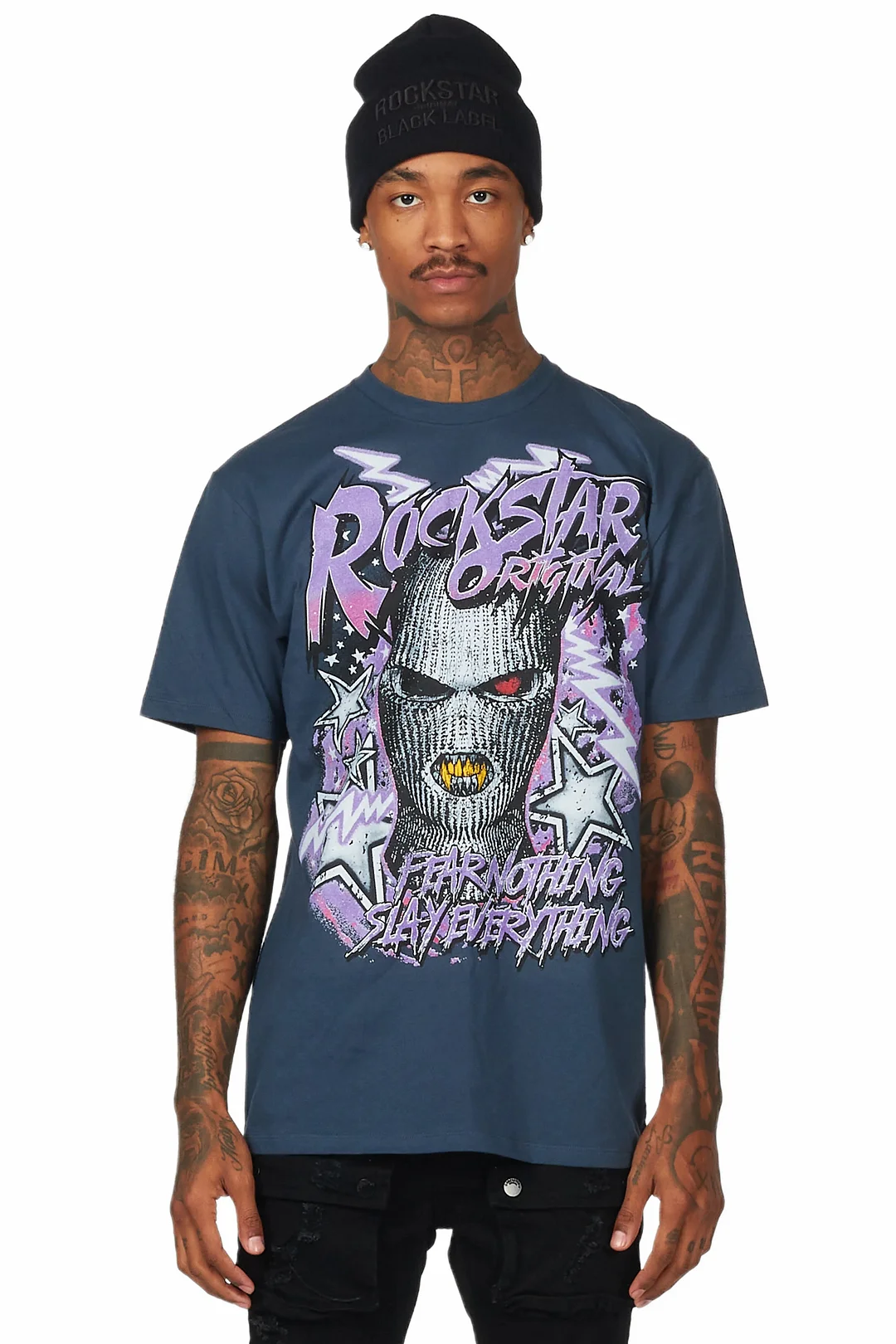 Kantin Steel Blue Graphic T-Shirt
