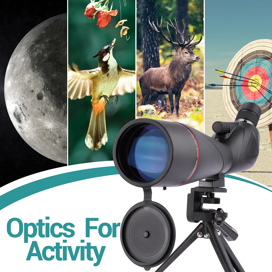 BEBANG Spotting Scope,20-60x80 HD Spotting Scope with Tripod, Carrying Bag and Scope Phone Adapter,Waterproof