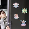 6Pcs Elf Mädchen - 5d DIY Handwerk Aufkleber Magnet