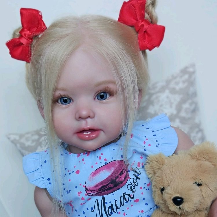  20'' Kids Toddler Reborn Lover Baby Doll Girl Blake with Granny Grey Hair, Children's Best Playmate - Reborndollsshop.com®-Reborndollsshop®