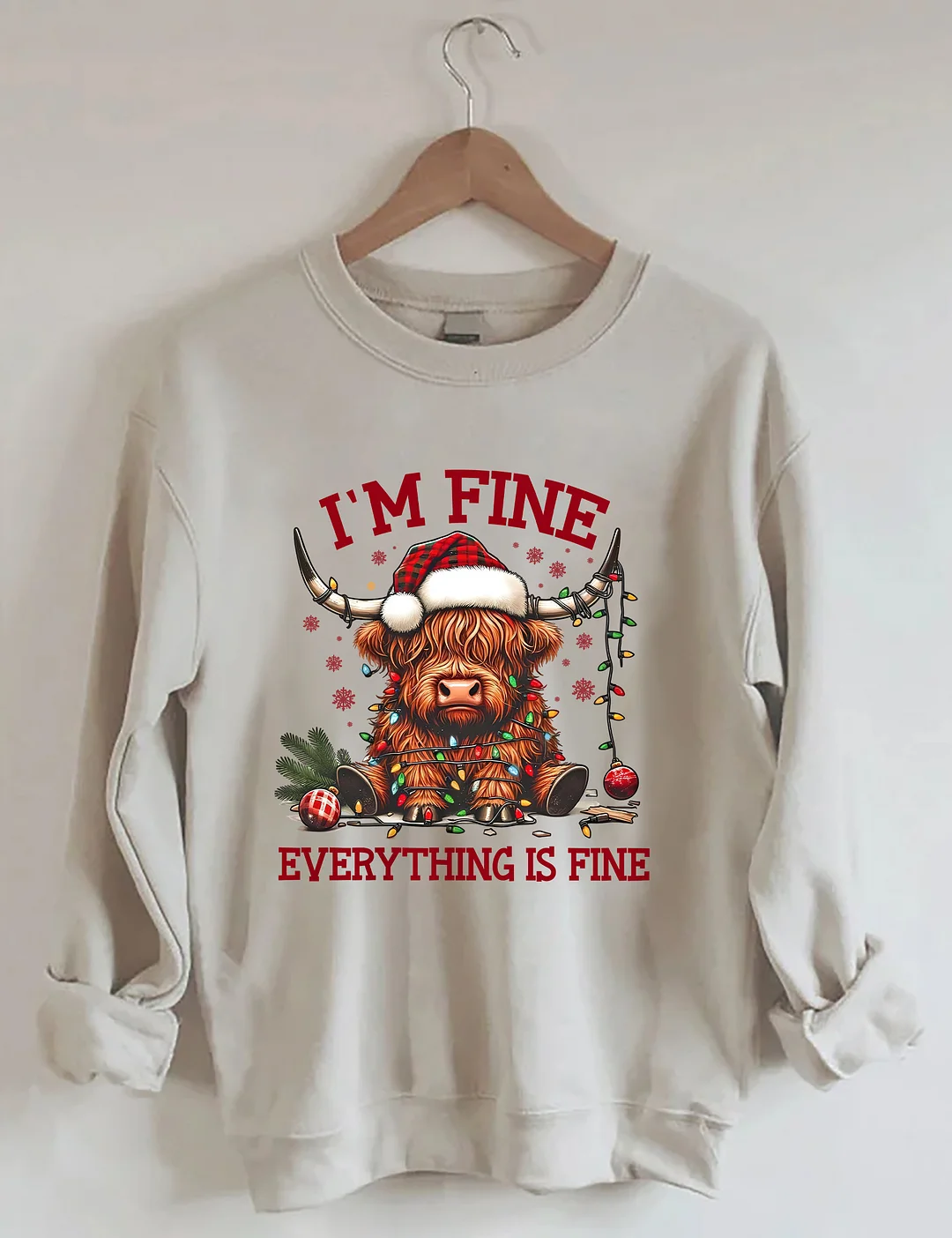 I'm Fine Everything Is Fine Sweatshirt
