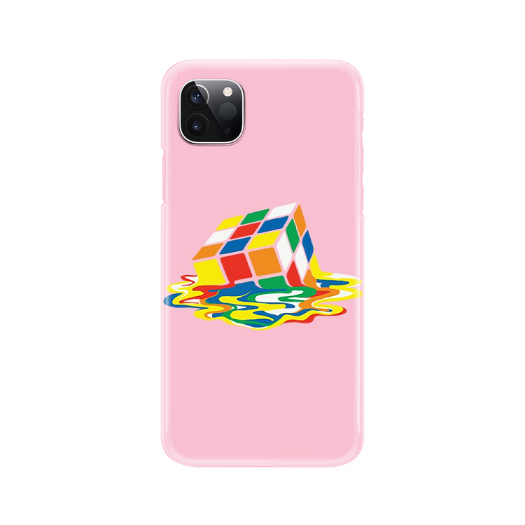 Melting Into Water, Rubik Cube iPhone Case