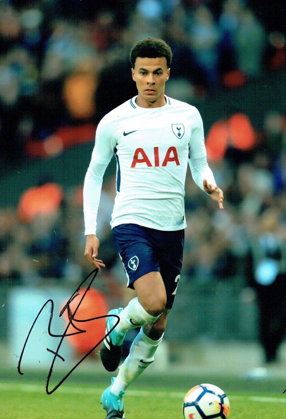 Dele ALLI SIGNED Autograph 12x8 Photo Poster painting 1 AFTAL COA SPURS Tottenham Hotspurs