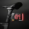 Bicycle Tail Light Digital Number Plate Road Mountain Bike Night Riding Safety Warning Light