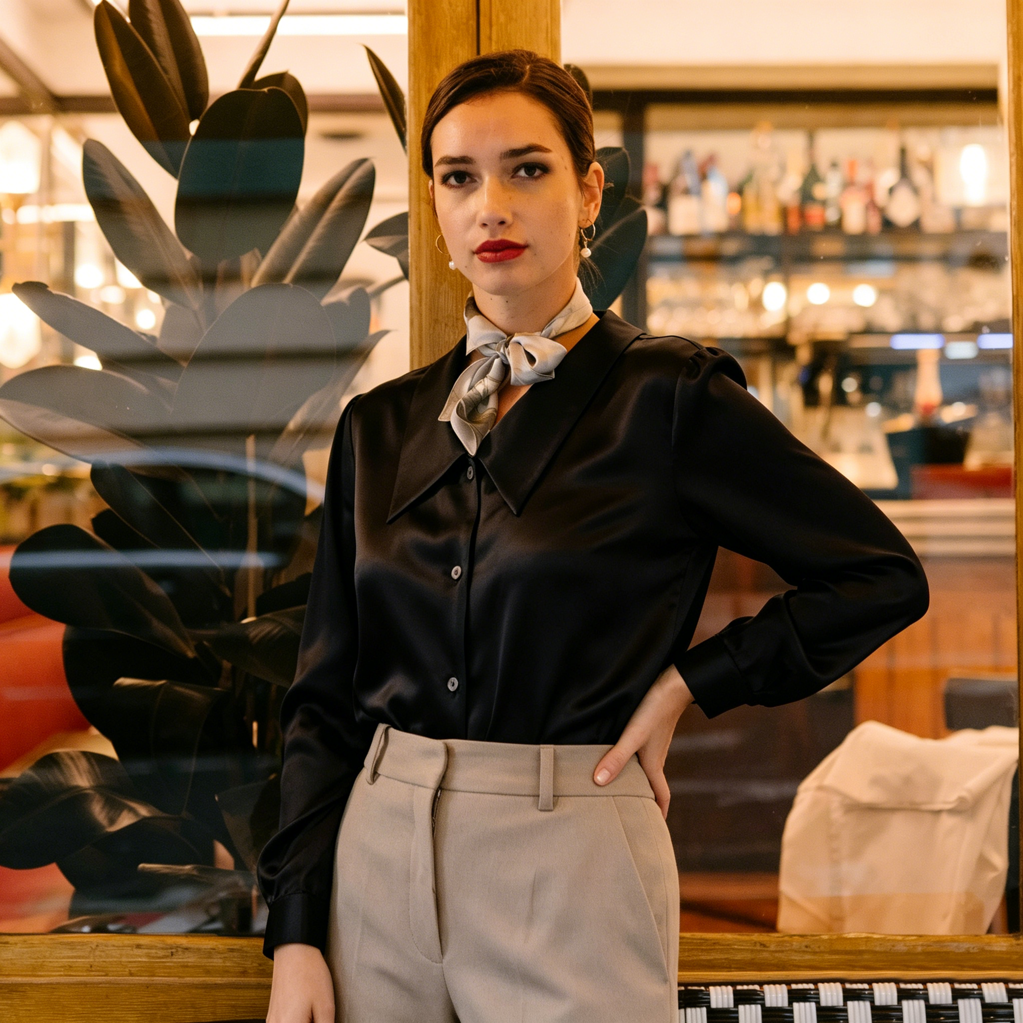 Silk Blouse Shirt For Women 22 MM Classic REAL SILK LIFE