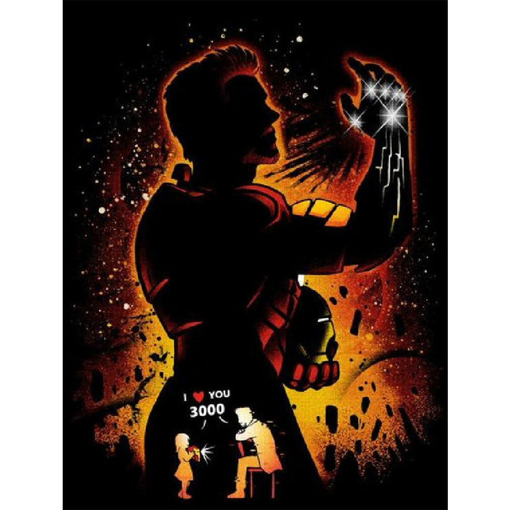 

Blackboard Cartoon Figure - Round Drill Diamond Painting - 40*50CM, 501 Original