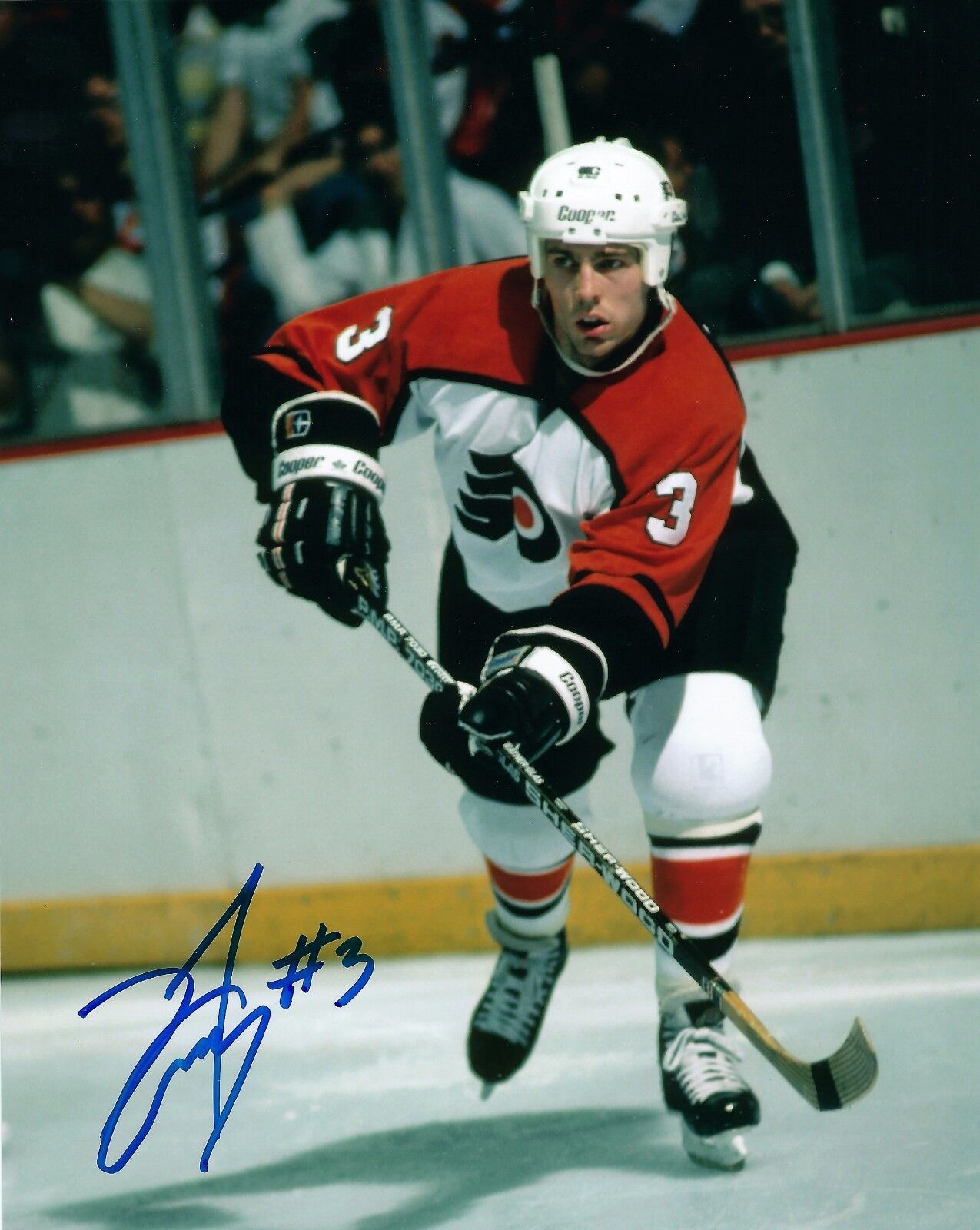 Autographed Doug Crosman Philadelphia Flyers 8X10 Photo Poster painting - w/COA