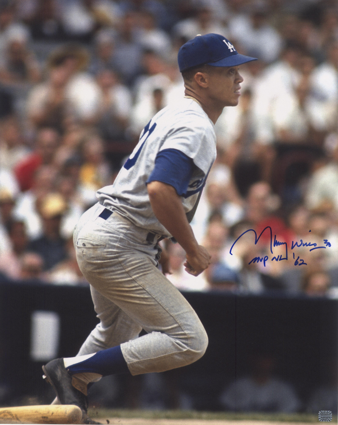 Maury Wills signed autographed 16x20 Photo Poster painting! Dodgers! AMCo Authenticated! 7313