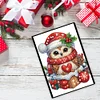 Diamond Painting Xmas Owl Diary Book 50 Pages for Adults Kids