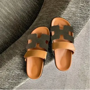 Breakj Breakj Summer New Thick Bottom Cool Slippers Large-Size Magic Sticker Outside Wearing Casual Women's Shoes