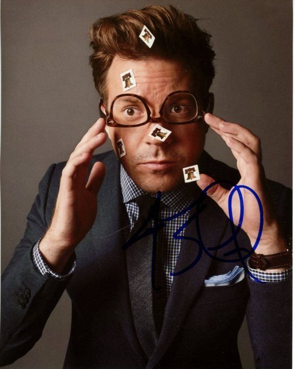 JASON SUDEIKIS signed autographed Photo Poster painting