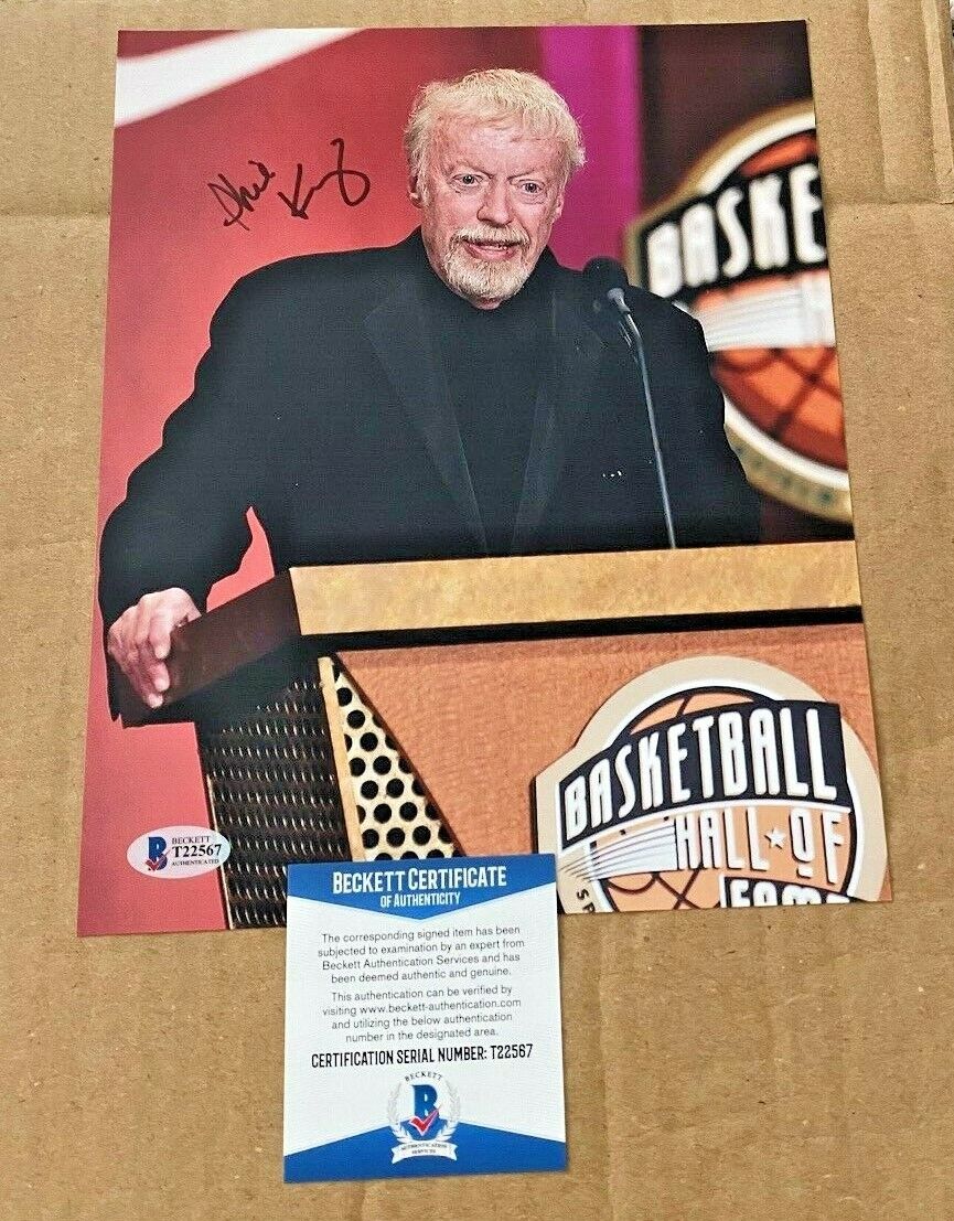 PHIL KNIGHT SIGNED 8X10 Photo Poster painting BECKETT CERTIFIED NIKE NBA #2