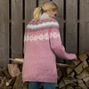 Gioiacombo&trade; Nuovo maglione jacquard ispessito da donna autunno e inverno
