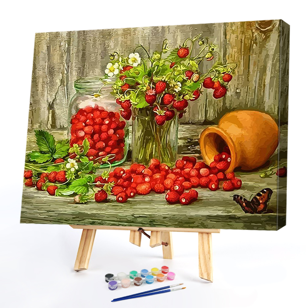 

40*50CM Paint By Numbers-Food, 501 Original