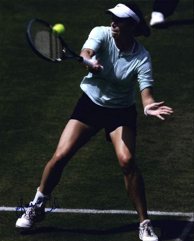 Laura Granville signed tennis 8x10 Photo Poster painting W/Certificate Autographed (A0009)