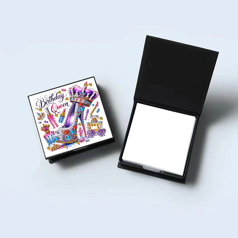 DIY High Heels Diamond Painting Memo Pad Holder Mosaic Kit for DIY Art Craft