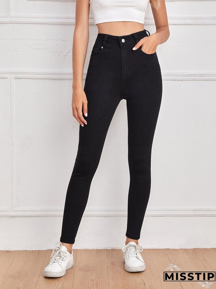 High Waist Skinny Jeans