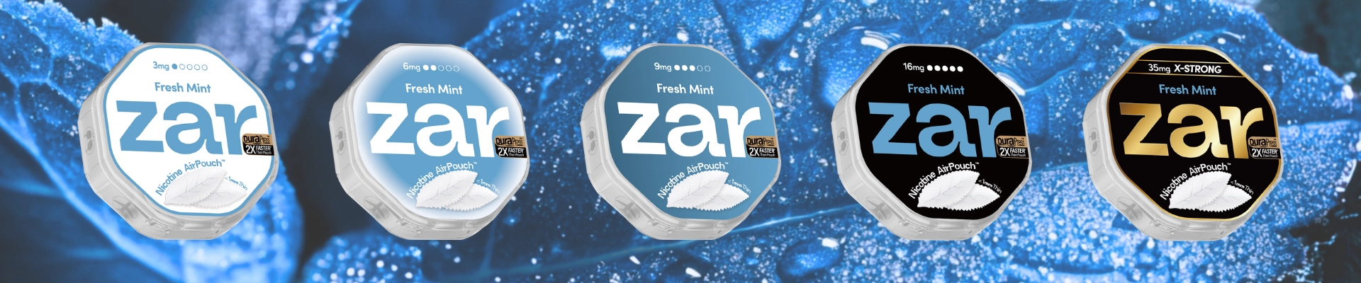 Fresh Mint Nicotine Pouches | zar AirPouch | zarpouch.shop