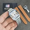 Cartier Santos Medium Stainless Steel with White Dial (35mm) Super clone