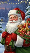 Luxury AB Velvet Diamond Painting Kit - Santa Claus
