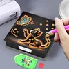 Leather 5D Diamond Painting Kit Note Box Diamond Art Notepad Box Kits
