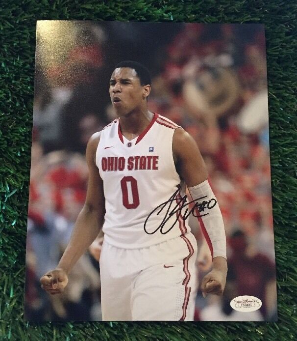 JARED SULLINGER Signed OHIO STATE 8x10 Photo Poster painting JSA COA F58485