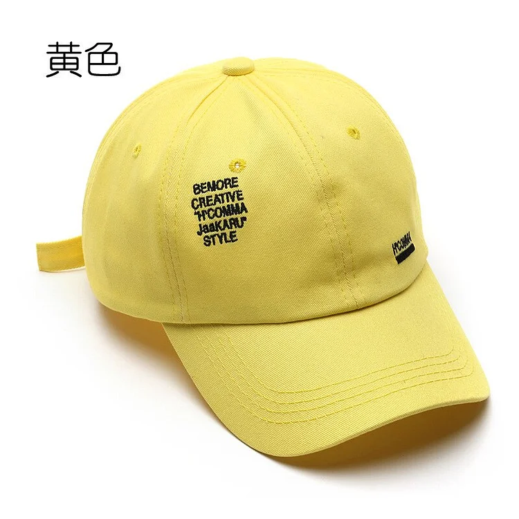 2023 Small Fresh Front Page Double Label Letter Embroidered Baseball Cap Mens Outdoor Casual Sunscreen Womens Hat