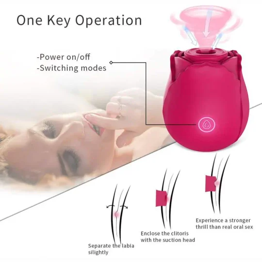 rose toy · healthy and waterproof rose vibrator