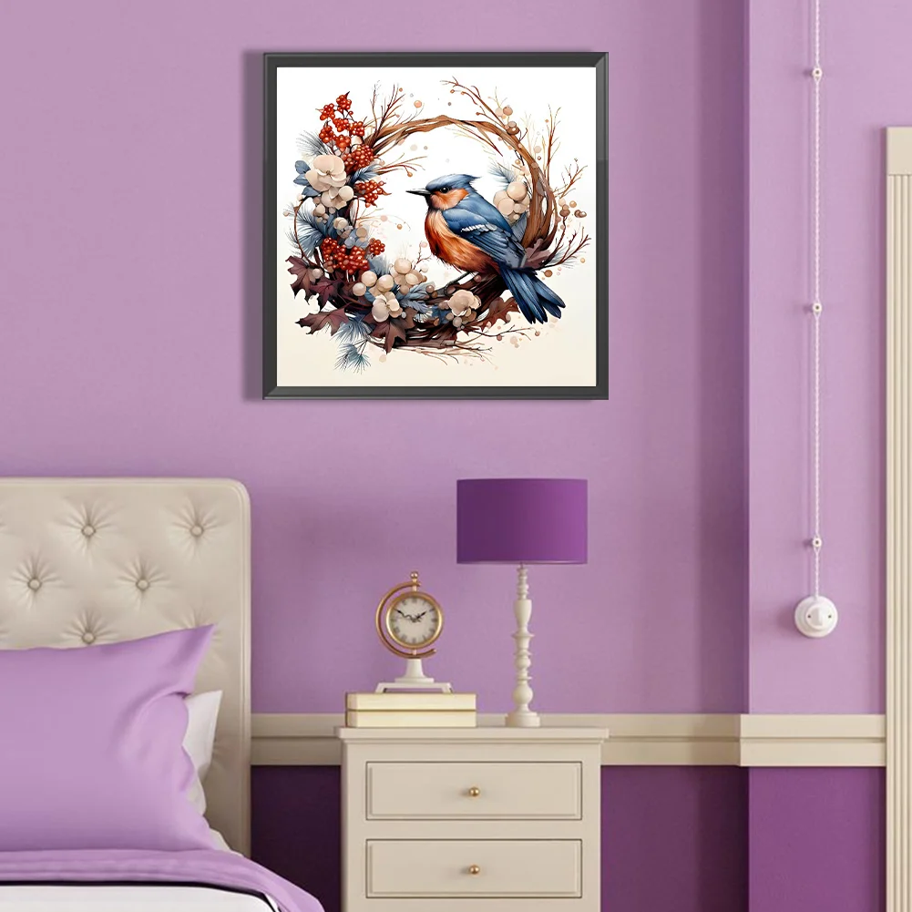 Diamond Painting - Full Round Drill - Garlan Bird(Canvas|40*40cm)