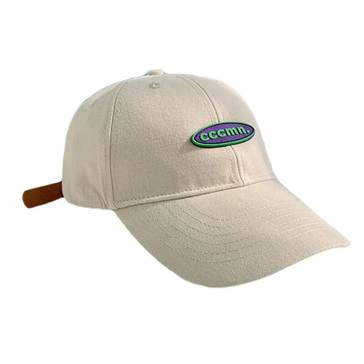 Women Men Harajuku Hip Hop Letters Label Logo Baseball Cap Solid Color Summer Sun Protection Visor Adjustable Snapback Dad Y1AC