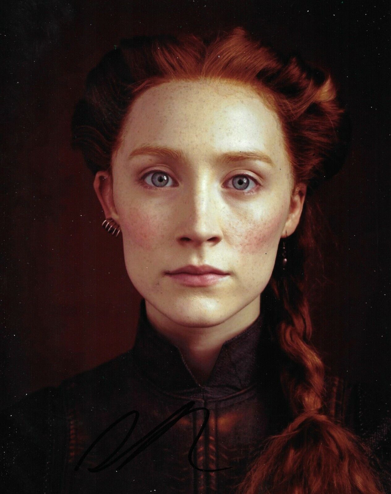 Saoirse Ronan Signed Mary Queen Of Scots 10x8 Photo Poster painting AFTAL