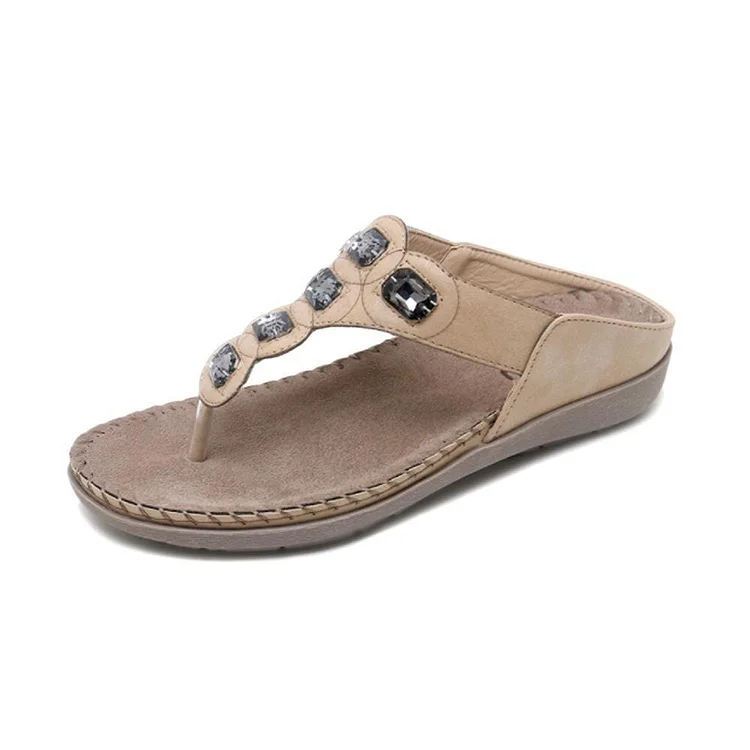 Bohemian Rhinestone Flip Flops | 168DEAL