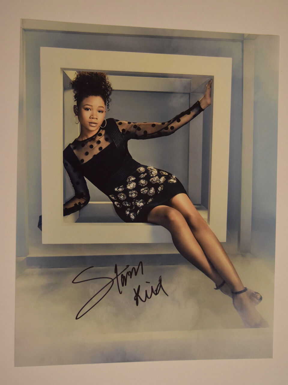 Storm Reid Signed Autographed 11x14 Photo Poster painting A WRINKLE IN TIME COA