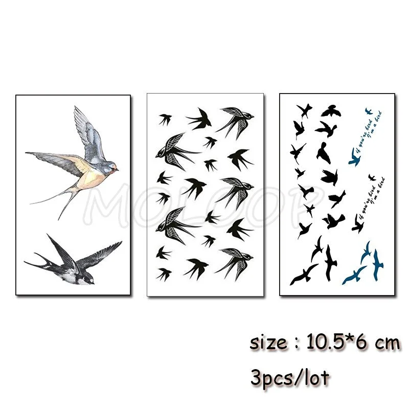 Temporary Tattoo Water Transfer Tatoo Sticker Tattoo Black Panda Paw Print Cat Tatto Body Art Fashion Tatoo Girl Boy Arm Tatto