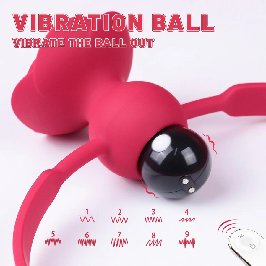 Rose Toy Vibrating Ball Gag